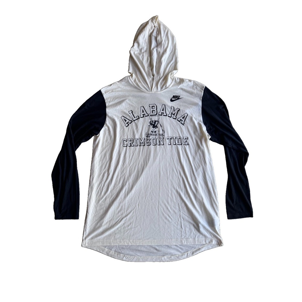 Alabama Crimson Tide Hoodie Mens XL Cream Nike Vault Collection Shirt Pullover